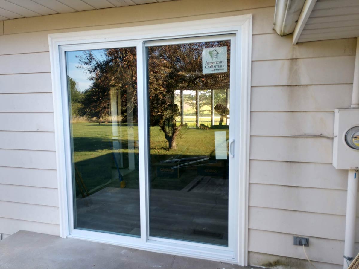 sliding door after